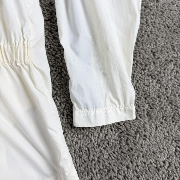 Nike Jacket Womens Small White Full Zip Windbreaker Track Running Coat - Picture 8 of 15